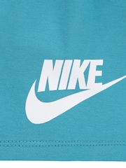 Nike Blue Little Kids Club T-Shirt and Shorts Set - Image 5 of 5