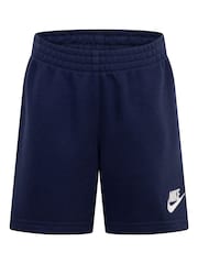 Nike Blue Little Kids Club Express T-Shirt and Shorts Set - Image 3 of 5