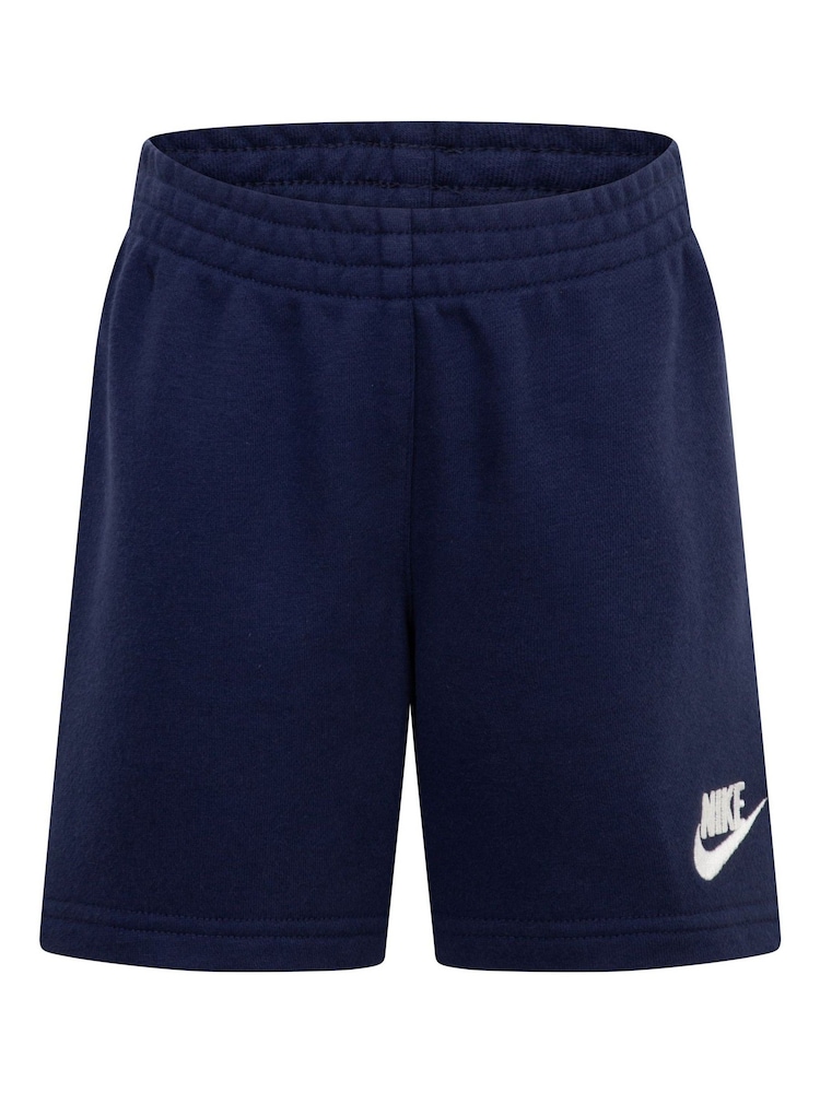 Nike Blue Little Kids Club Express T-Shirt and Shorts Set - Image 3 of 5