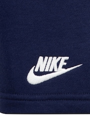 Nike Blue Little Kids Club Express T-Shirt and Shorts Set - Image 4 of 5
