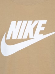 Crema - Nike conjunto de camisetas y pantalones cortos de Little Kids Club - Imagen 3 de 4