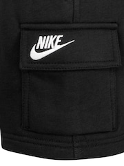 Nike Black Little Kids Cargo Shorts - Image 4 of 4