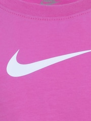 Nike Purple Little Kids Flowral T-Shirt And Shorts Set - Image 4 of 5