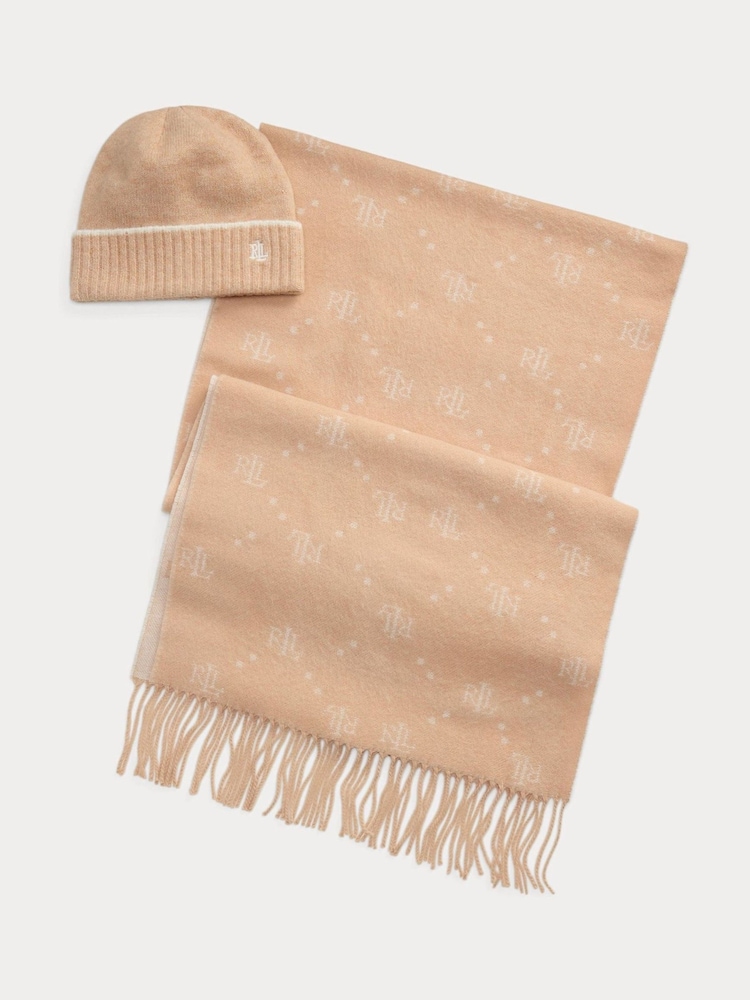 Lauren Ralph Lauren Hat and Scarf Set - Image 1 of 2