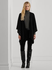 Lauren Ralph Lauren Poncho in acrilico A righe - Immagine 1 di 7