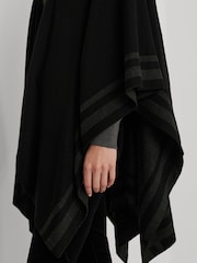 Lauren Ralph Lauren Poncho in acrilico A righe - Immagine 3 di 7