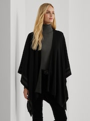 Lauren Ralph Lauren Poncho in acrilico A righe - Immagine 6 di 7