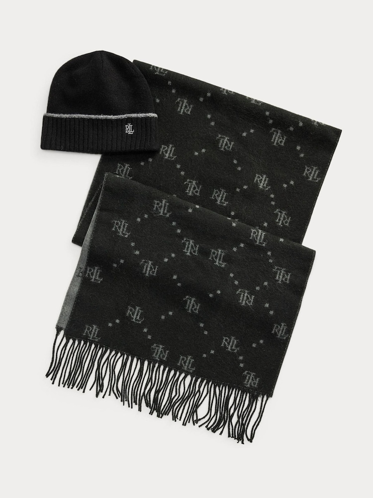 Lauren Ralph Lauren Hat and Scarf Set - Image 1 of 2