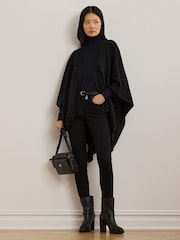 Lauren Ralph Lauren Polyester Blend Sparkle Poncho - Image 3 of 9