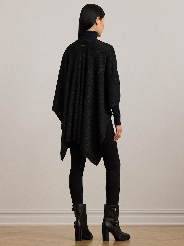 Lauren Ralph Lauren Polyester Blend Sparkle Poncho - Image 4 of 9
