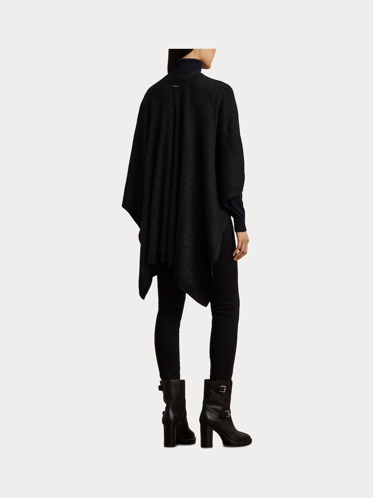 Lauren Ralph Lauren Polyester Blend Sparkle Poncho - Image 6 of 9