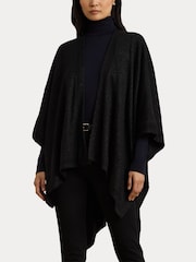 Lauren Ralph Lauren Polyester Blend Sparkle Poncho - Image 7 of 9