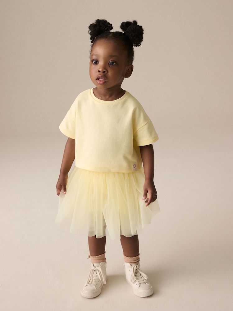 Yellow T-Shirt and Skirt Set (3mths-7yrs) - Image 1 of 8