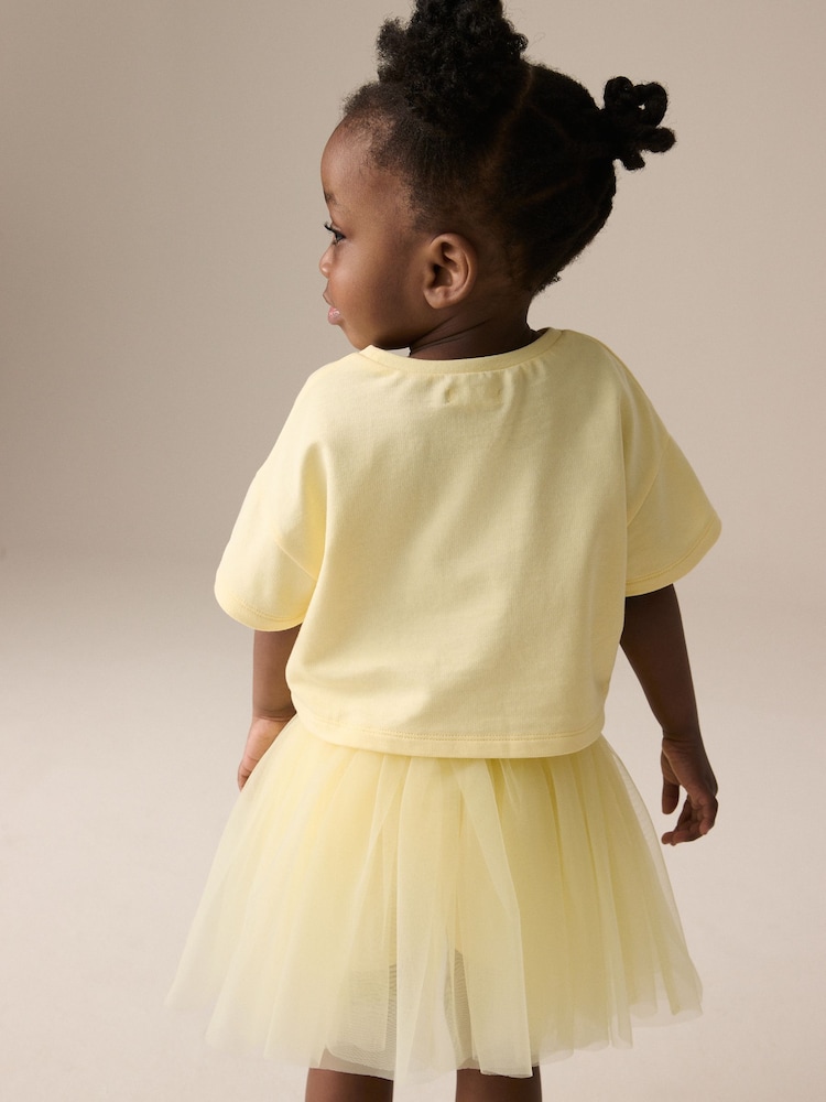 Yellow T-Shirt and Skirt Set (3mths-7yrs) - Image 2 of 8