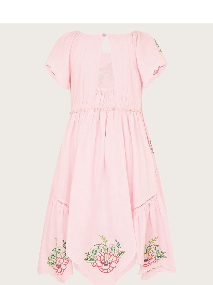 Monsoon Pink Boutique Embroidered Cutwork Dress - Image 2 of 3