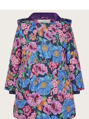 Monsoon Pink Tapestry Print Coat - Image 1 of 3
