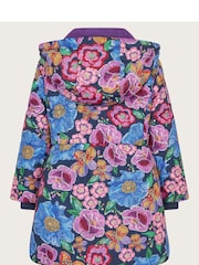Monsoon Pink Tapestry Print Coat - Image 2 of 3