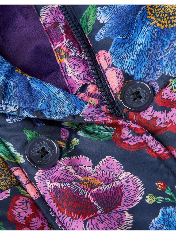 Monsoon Pink Tapestry Print Coat - Image 3 of 3