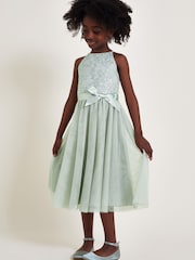 Monsoon Green Lacey Sequin Truth Dress - Image 1 of 4