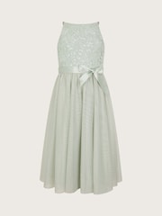 Monsoon Green Lacey Sequin Truth Dress - Image 2 of 4