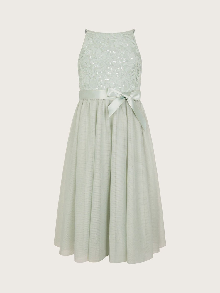 Monsoon Green Lacey Sequin Truth Dress - Image 2 of 4