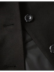 Monsoon Black Pleated Skirt Coat - Image 3 of 3