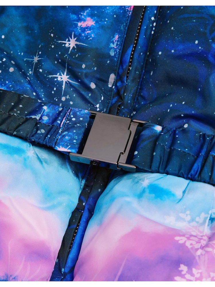 Monsoon Blue Ulla Unicorn Print Coat - Image 4 of 4