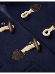 Monsoon Blue Hooded Duffle Coat - Image 3 of 3