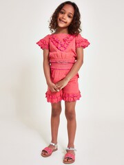 Monsoon Orange Boutique Pineapple Embroidered Top - Image 1 of 5