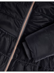 Monsoon Black Supersoft Tiered Coat - Image 3 of 3