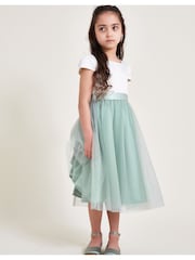 Monsoon Green Tulle Bridesmaid Dress - Image 1 of 4