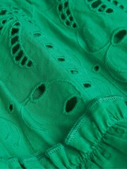 Monsoon Green Boutique Broderie Palm Skirt - Image 4 of 4