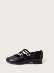 Monsoon Patent Two-Strap Ballerina Flats - Bild 2 von 3