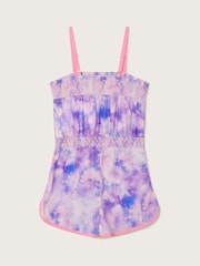 Monsoon Purple Tie Dye Playsuit - Image 2 of 3