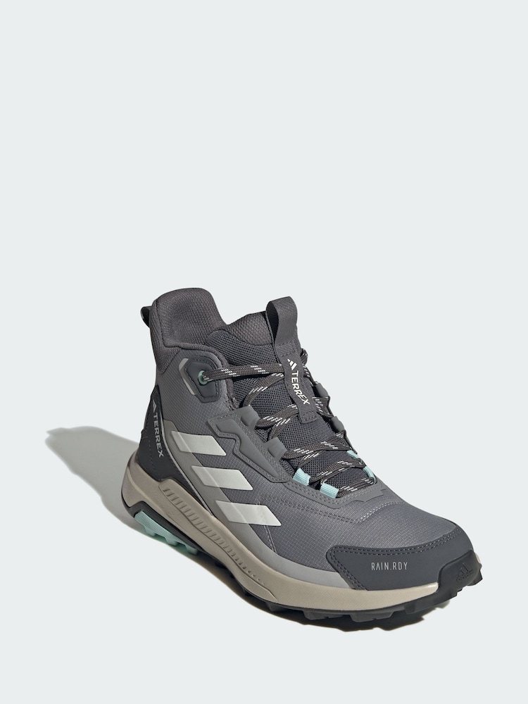 adidas Terrex Grey Anylander Mid Rain.Rdy Hiking Shoes - Image 1 of 4