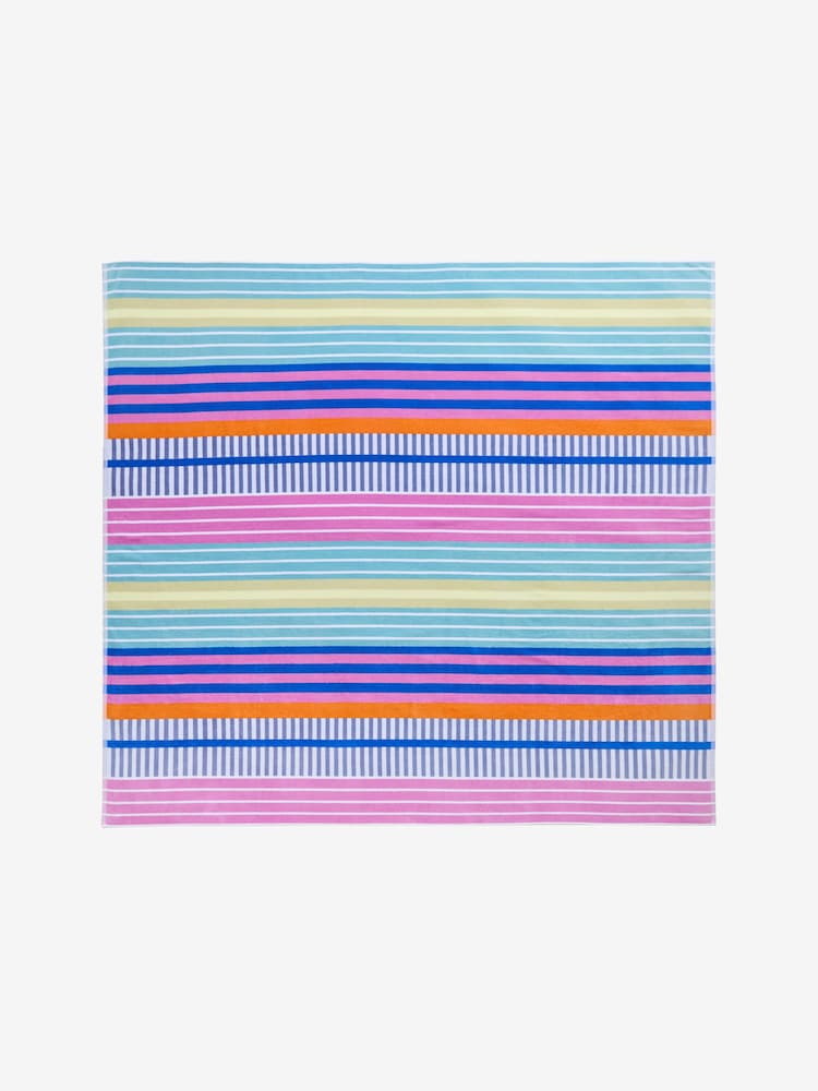Multi 100% Cotton Double Sun Bed XXL Beach Towel - Image 4 of 4