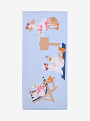 Blue Seagull 100% Cotton Beach Towel - Image 3 of 3