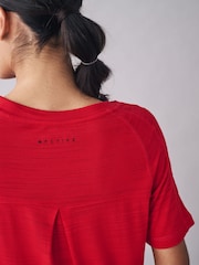 Red Crew Neck Lightweight Short Sleeve T-Shirt - Image 4 of 7