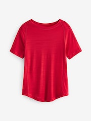 Red Crew Neck Lightweight Short Sleeve T-Shirt - Image 5 of 7