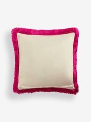 Бархатная подушка из бамбуковой вискозы Rockett St George - Изображение 5 из 6