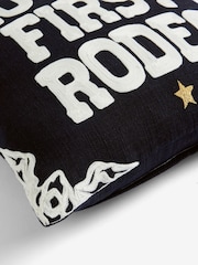 Подушка с вышивкой и надписью Rockett St George Not My First Rodeo - Изображение 6 из 6