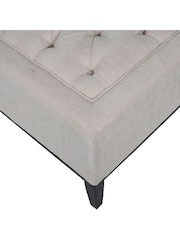 Libra Ivory Theodore Buttoned XL Ottoman - Image 6 of 6