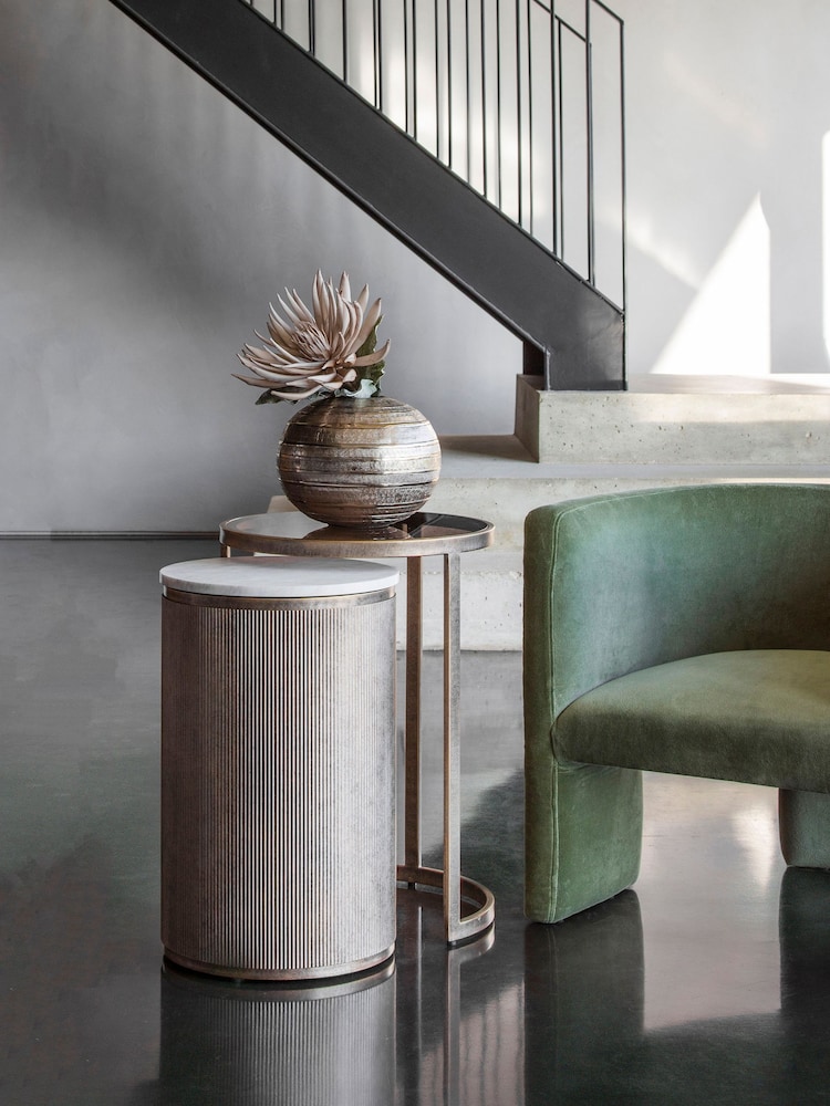 Libra Gold Belvedere Nesting Side Table - Image 1 of 6