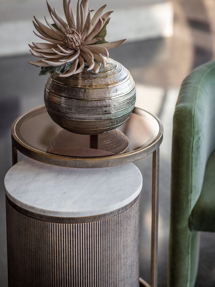 Libra Gold Belvedere Nesting Side Table - Image 2 of 6
