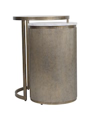Libra Gold Belvedere Nesting Side Table - Image 4 of 6