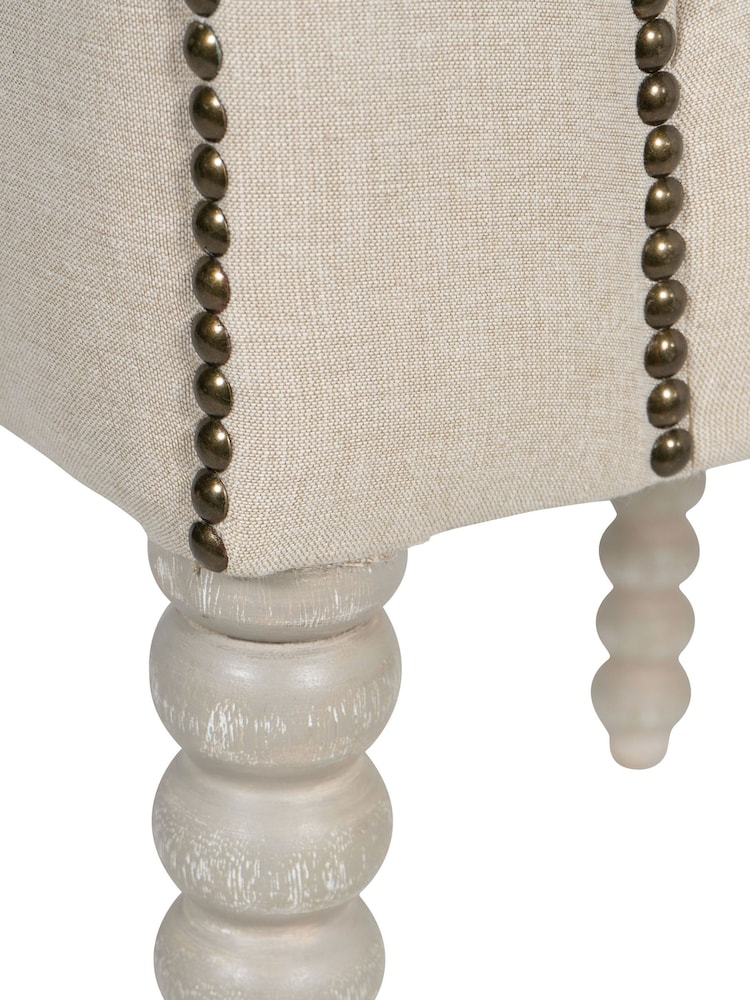 Libra Natural Barnabus Upholstered Dining Chair - Image 6 of 6