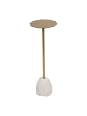 Libra Antique Brass Rock Cocktail Table - Image 2 of 5