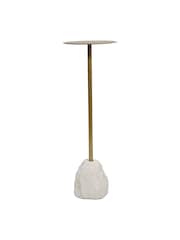 Libra Antique Brass Rock Cocktail Table - Image 3 of 5