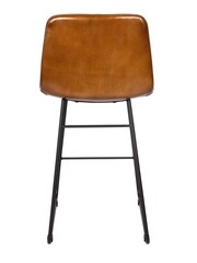 Libra Brown Robinson Leather Bar Stools Set of 2 - Image 4 of 6