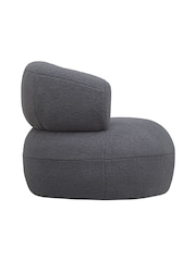 Libra Grey Luna Occasional Boucle Chair - Image 3 of 5